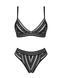 Комплект белья Obsessive Natilya 2-pcs set M/L, black, бюстгальтер, трусики SO7718 фото 5