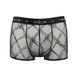 Мужские прозрачные боксеры Passion 032 SHORT JAMES XXL/XXXL Black, сетка SO7569 фото 5