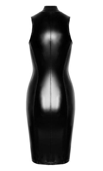 Платье Noir Handmade F337 Powerwetlook midi dress - XL SX2050