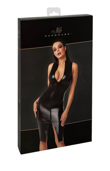 Платье Noir Handmade F337 Powerwetlook midi dress - XL SX2050