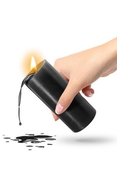 БДСМ-cвеча низкотемпературная Fetish Tentation SM Low Temperature Candle Black SO3754