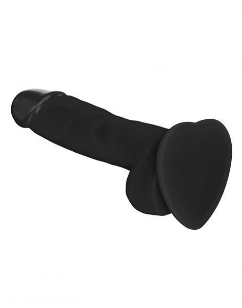 Реалістичний фалоімітатор Strap-On-Me SOFT REALISTIC DILDO Black - Size M SO4520