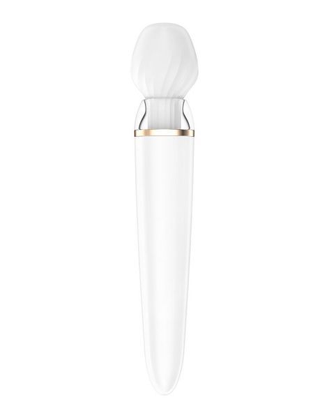 Смарт вібромасажер зі змінною головкою Satisfyer Double Wand-er SO6135