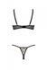 Эротический комплект Passion MARINA SET WITH OPEN BRA, L/XL, beige, открытые чашки SO9732 фото 4