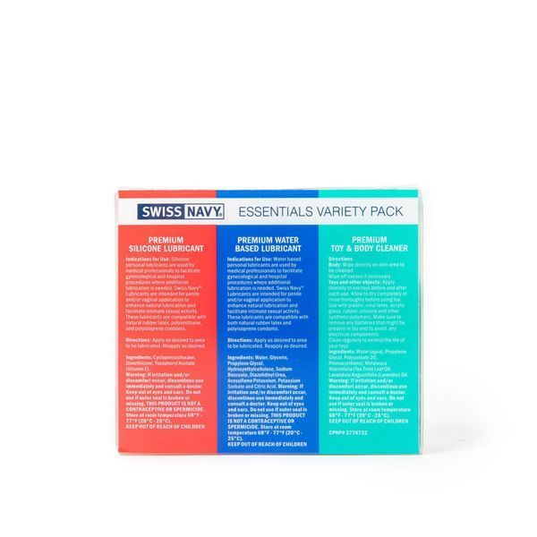 Набір Swiss Navy Essentials Variety Pack 3 х 30 мл SX1362