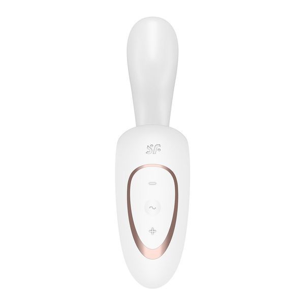 Вагинально-клиторальный вибратор Satisfyer G for Goddess 1 White, 2 мотора SX0576