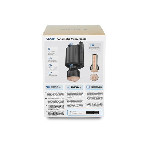 Інтерактивна секс-машина для чоловіків Kiiroo Keon Wi-Fi Combo Set з мастурбатором SX3213