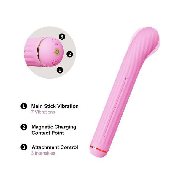 Вибратор Otouch Magic Stick S1 Plus - Pink SO9437