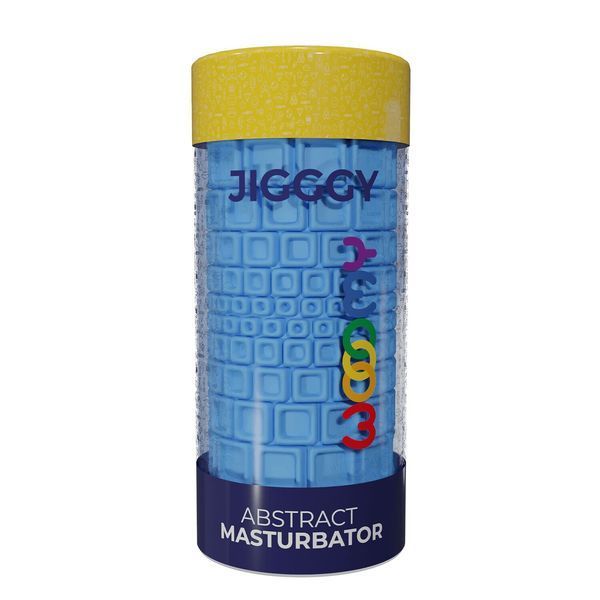 Мастурбатор Wooomy Jigggy Abstract Masturbator, сквозной, двусторонний SX1703