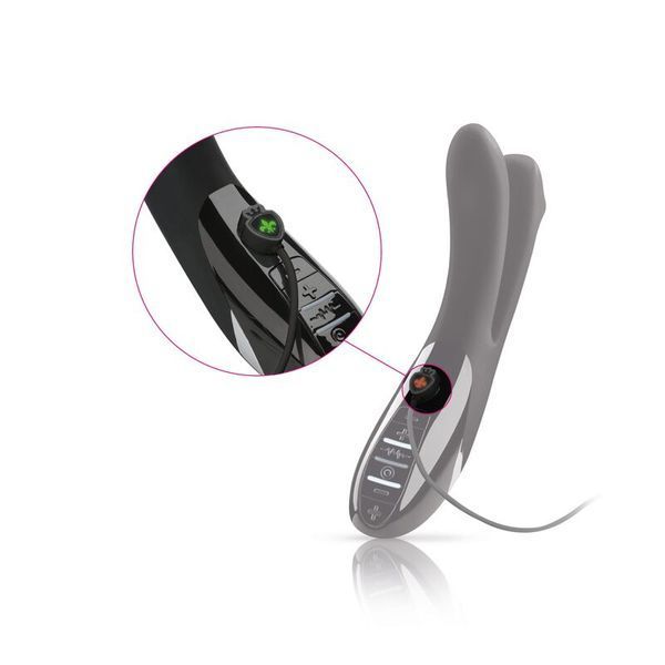 Вибратор двойной с электростимуляцией Mystim Tingling Aparte eStim Black, миостимулятор SO2989