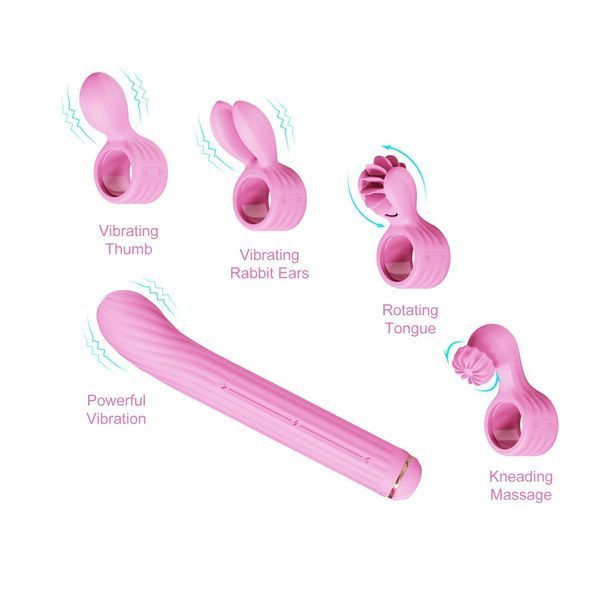 Вибратор Otouch Magic Stick S1 Plus - Pink SO9437