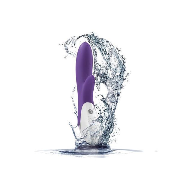 Вибратор-кролик Mystim Danny Divido Purple с глубокой вибрацией, 2 мотора SO3465