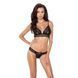 Комплект белья Passion ERZA SET S/M, black, лиф и трусики PS26011 фото 1
