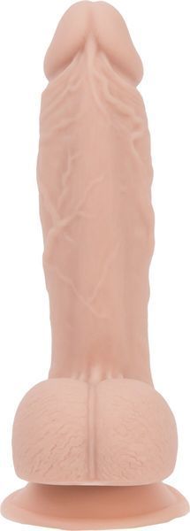 Реалістичний фалоімітатор на присосці ADDICTION &mdash; Mark 7,5&Prime; Dildo With Balls, Beige SO5583