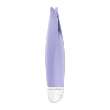 Вібратор з пелюстками Fun Factory VOLITA purple, компактний, дуже тихий, на батарейках SX3687