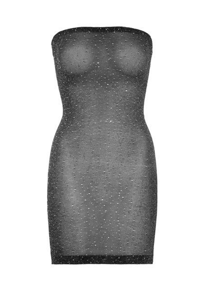 Платье-бандо со стразами Leg Avenue Lurex rhinestone tube dress, с люрексом, one size SO7883