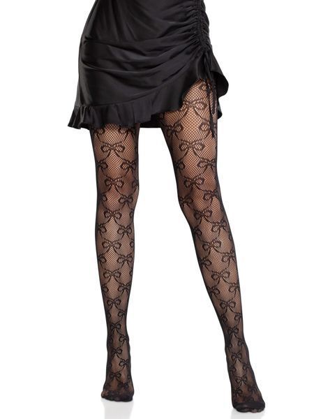 Колготки Leg Avenue Bow Net Tights One Size SX2760