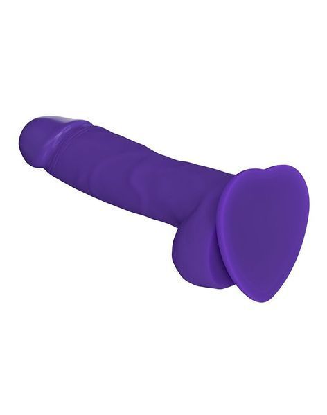 Реалистичный фаллоимитатор Strap-On-Me SOFT REALISTIC DILDO Violet - Size L SO4526