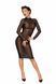 Платье с мокрым эффектом Noir Handmade F182 Classic dress made of elastic tulle, S SX0047 фото 3