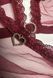 Комплект белья Passion BELISSANA SET burgundy L SX2910 фото 12