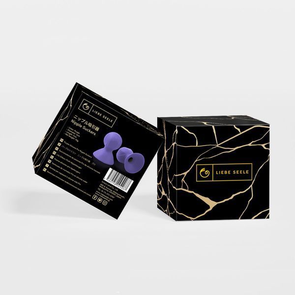 Присоски для сосков Liebe Seele Nipple Suckers Purple, силикон SO9530