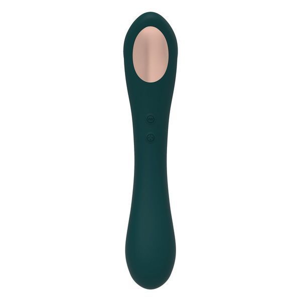 Вібратор та вакуумний кліторальний стимулятор 2-в-1 Alive Quiver Teal оновлена ​​модель SO6018