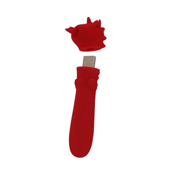 Вібратор-єдиноріжка Unihorn USB Bullet &ndash; Blaze Diablo віброкуля, USB-зарядка, 10 режимів SX2859