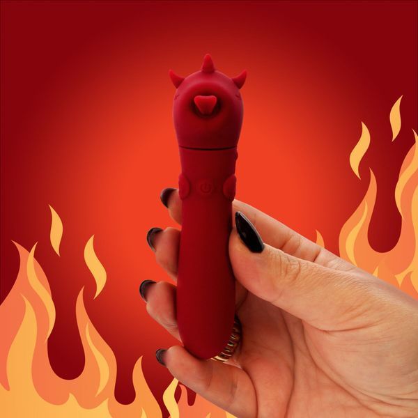 Вібратор-єдиноріжка Unihorn USB Bullet &ndash; Blaze Diablo віброкуля, USB-зарядка, 10 режимів SX2859