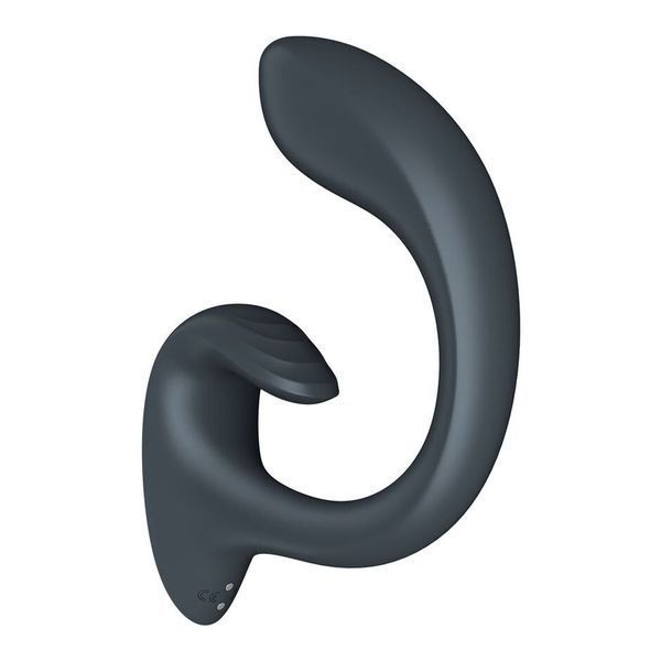 Вагинально-клиторальный вибратор Satisfyer G for Goddess 1 Dark Grey, 2 мотора SX0668