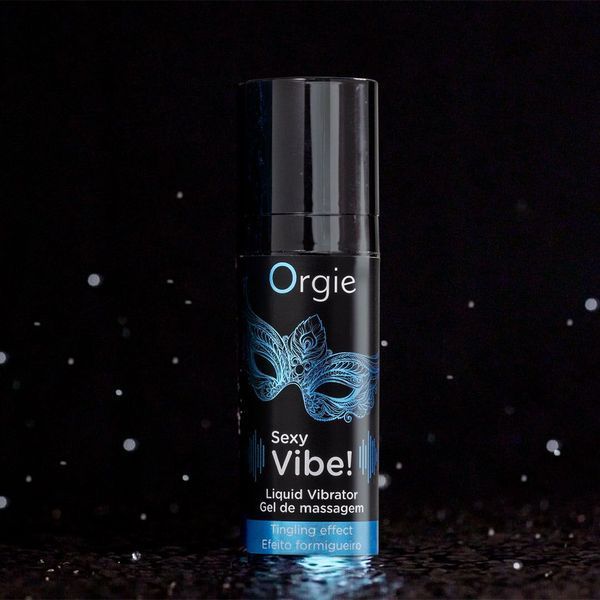 Рідкий вібратор Orgie Sexy Vibe! Liquid Vibrator, 15 мл, з ефектом мурашок SX1549