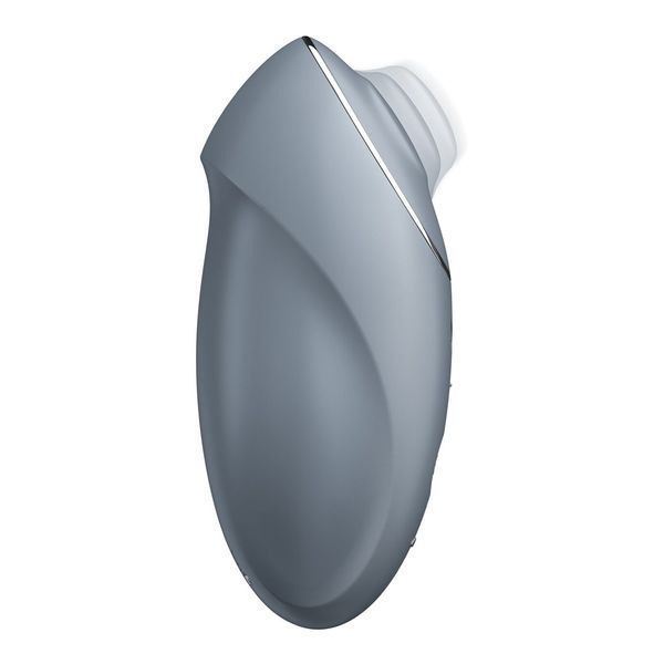 Вібростимулятор-пульсатор Satisfyer Tap & Climax 1 Bluegrey, ефект постукування пальцем, 2 мотори SX0568