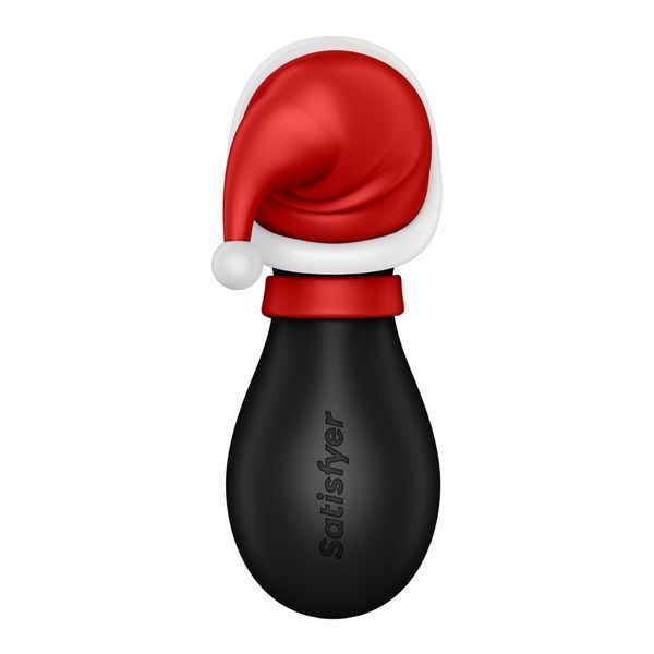 Вакуумный клиторальный стимулятор Satisfyer Penguin Holiday Edition, в шапочке и шарфе SO8777