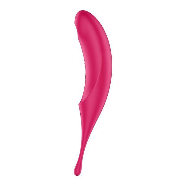 Вібратор для клітора з вакуумною стимуляцією Satisfyer Twirling Pro Red SO7802