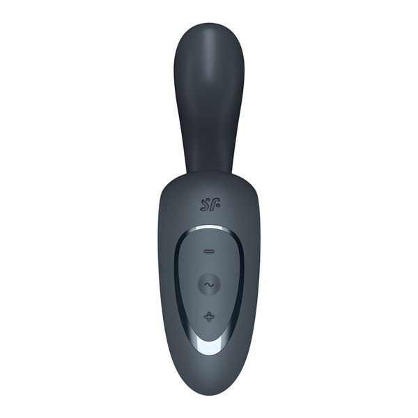 Вагинально-клиторальный вибратор Satisfyer G for Goddess 1 Dark Grey, 2 мотора SX0668