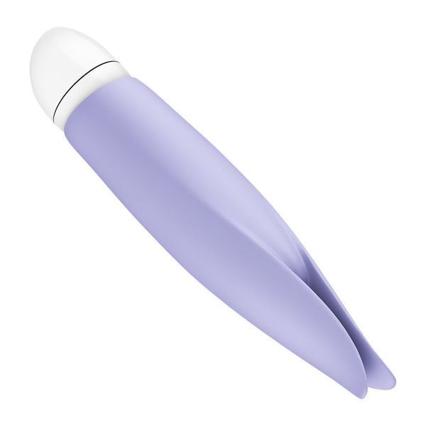 Вібратор з пелюстками Fun Factory VOLITA purple, компактний, дуже тихий, на батарейках SX3687