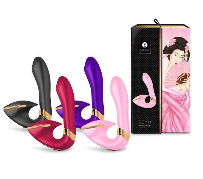 Вагинально-клиторальный вибратор Shunga Soyo Light Pink SO6907