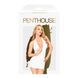 Мини-платье с открытой спиной и стрингами Penthouse - Earth-Shaker White L/XL SO7147 фото 3
