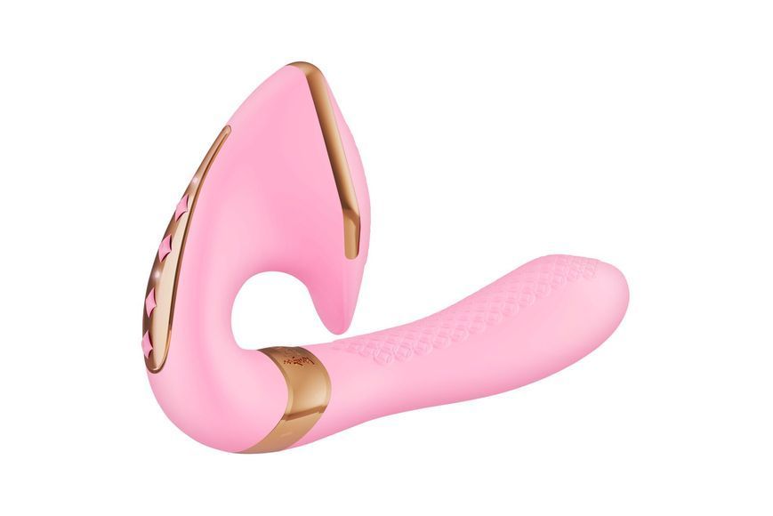 Вагинально-клиторальный вибратор Shunga Soyo Light Pink SO6907