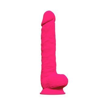 Фаллоимитатор SilexD Kingston Pink (MODEL 15in), двухслойный, силикон+Silexpan, диаметр 7 см SO6331