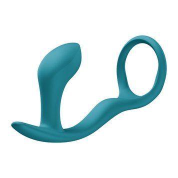 Анальна пробка з ерекційним кільцем Fun Factory BOOTIE RING Bottle Green SX3690