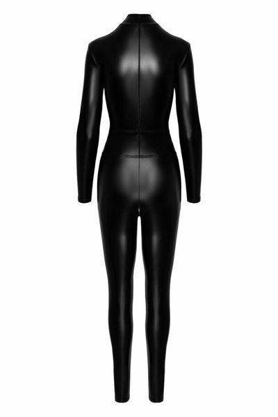 Комбінезон Noir Handmade F319 Caged, M, під латекс, довгий рукав, з доступом, кільце на поясі SX0346