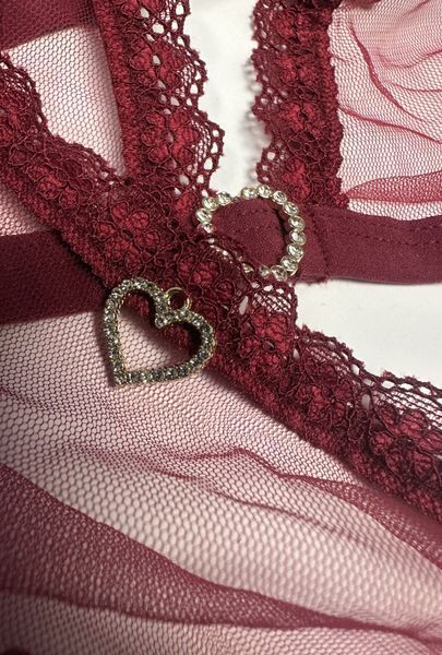 Комплект Passion BELISSANA SET burgundy M SX2911