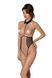 Эротическое боди Passion TRISHA BODY, S/M, beige, с открытыми чашками SO9739 фото 1