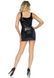 Виниловое мини-платье на шнуровке Leg Avenue Vinyl lace up mini dress L SO8000 фото 2