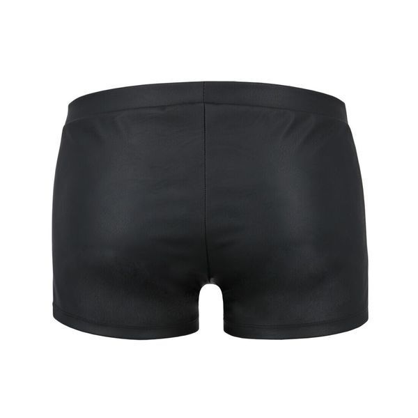 Чоловічі шкіряні боксери з клапаном Passion 050 SHORT PATRICK L/XL Black SO7621