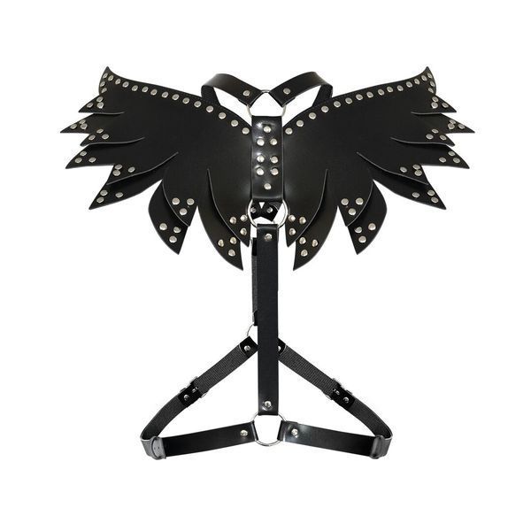 Женская портупея Art of Sex - Wings черная L-2XL, экокожа SX2250