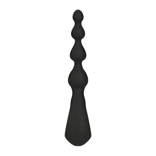Анальные бусы с вибрацией LELO Soraya Beads Black, разный диаметр бусин, 8 режимов SO9531