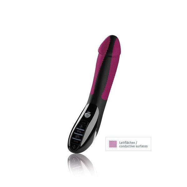 Вибратор с электростимуляцией Mystim Tickling Truman eStim Black, миостимулятор SO3472