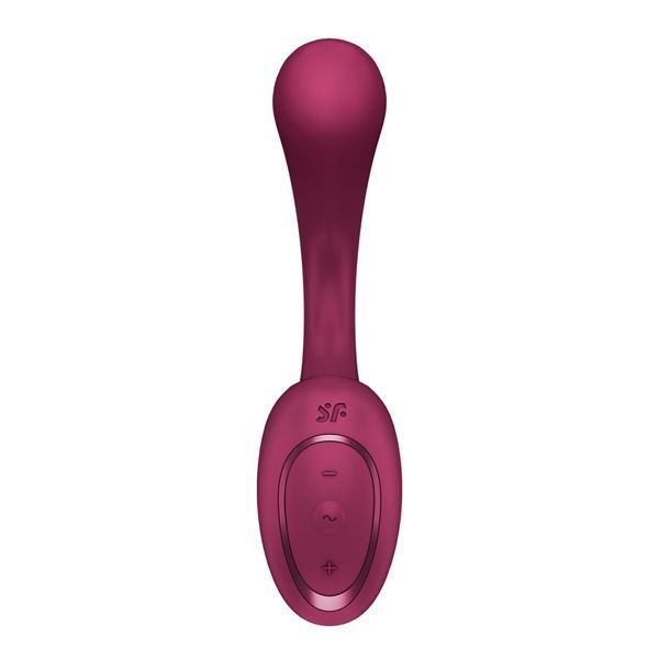 Вагинально-клиторальный вибратор Satisfyer G for Goddess 2 Wine Red, 2 мотора SX3260