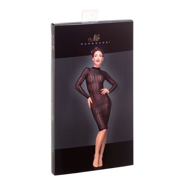 Платье с мокрым эффектом Noir Handmade F182 Classic dress made of elastic tulle, M SX0048